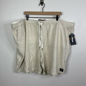 Johnny Bigg Burleigh Linen Blend Shorts Big & Tall Men’s Size 52